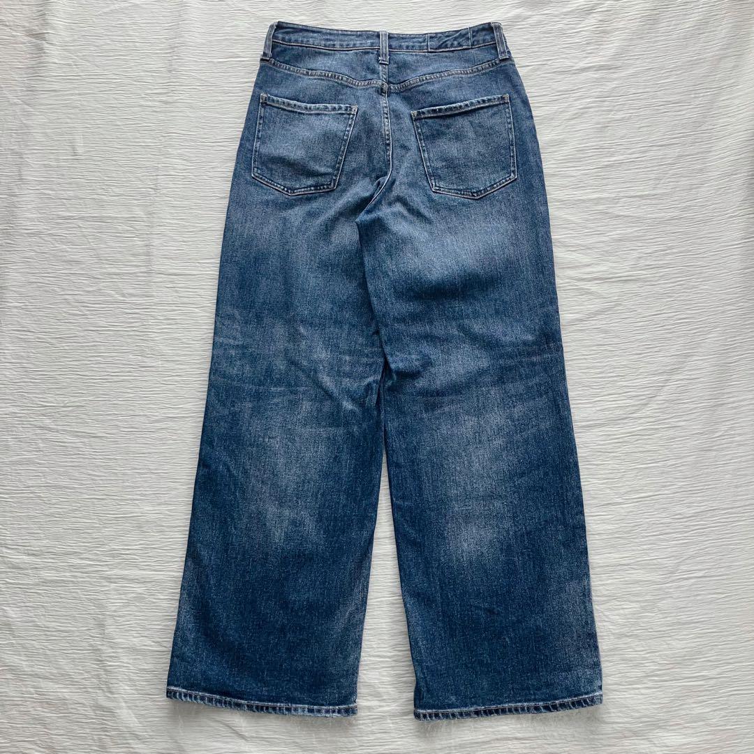 ✨美品✨ヘルシーデニム ピンクペッパー ストレート デニム パンツ 25 ワイド
