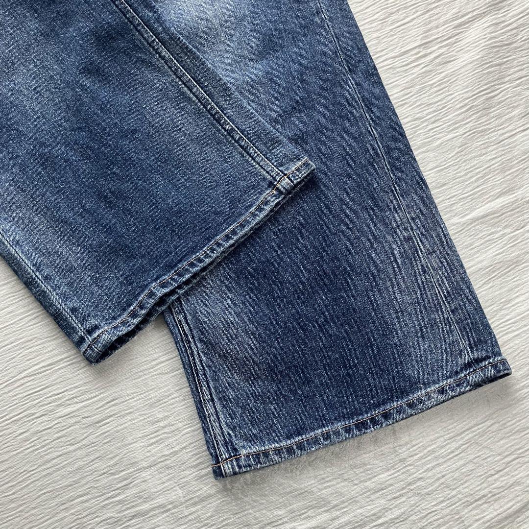 ✨美品✨ヘルシーデニム ピンクペッパー ストレート デニム パンツ 25 ワイド