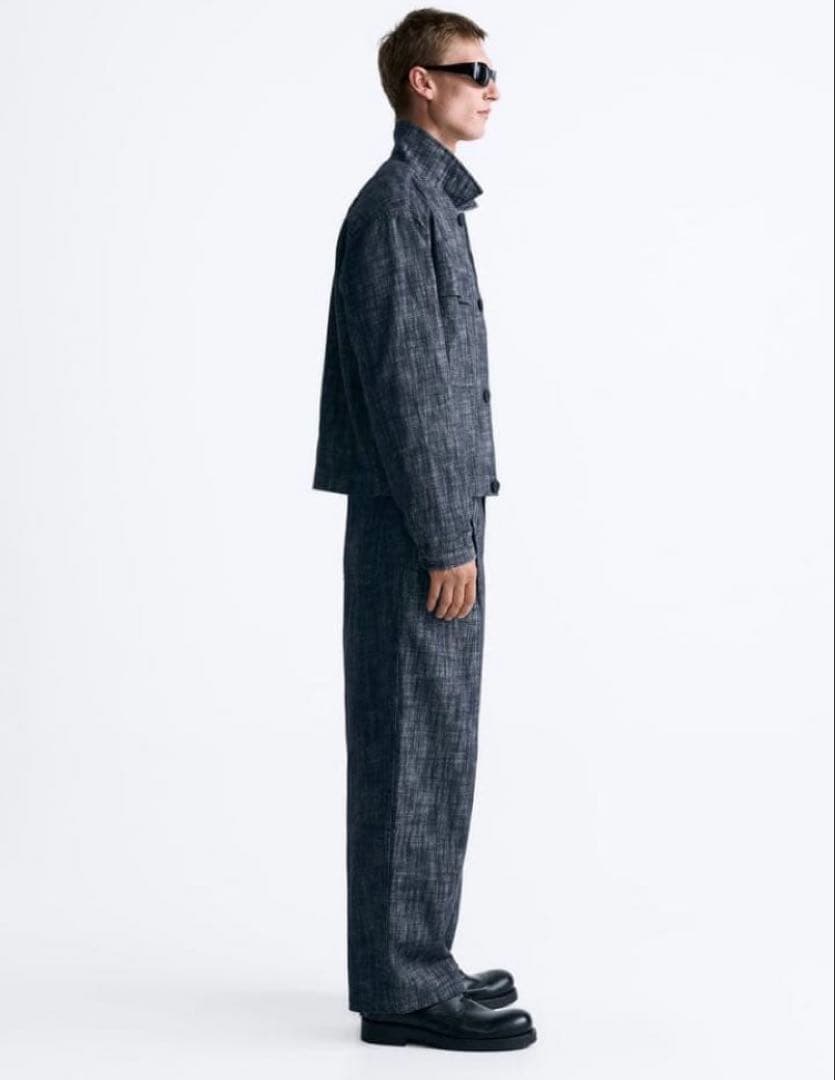 ZARA セットアップ ポケット デニムジャケット ZARA セットアップ ポケット デニムジャケット