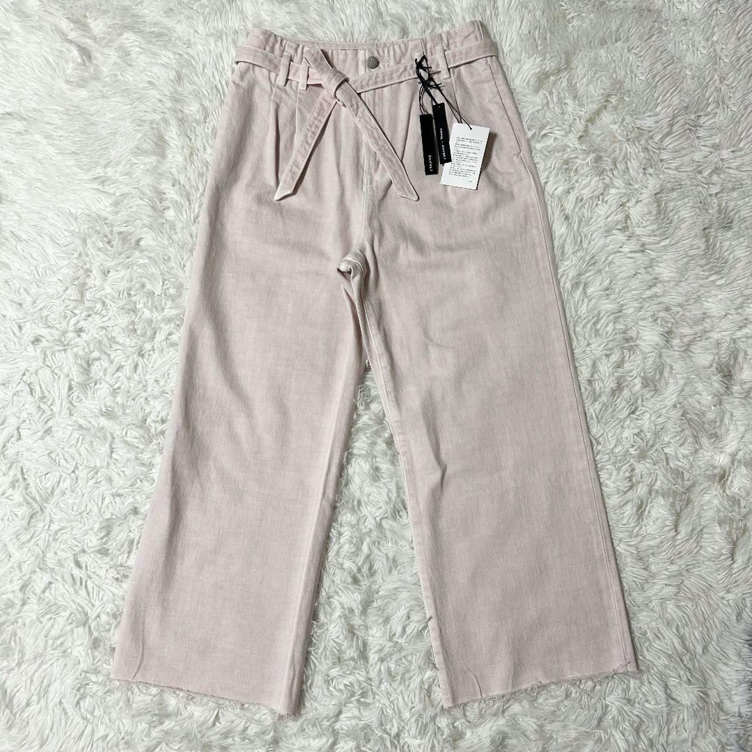 J BRAND for Theory ベルテッドハイウエストワイドデニム 27 6,500円