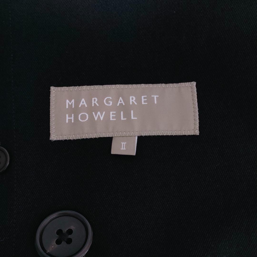 【a059】MARGARET HOWELL トレンチコート ライナー付 ブラック