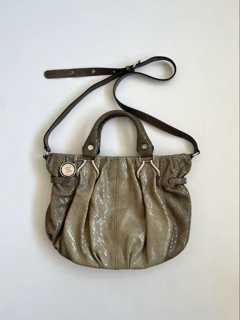 CELINE PYTHON PILLOW SMALL 2WAY HAND BAG