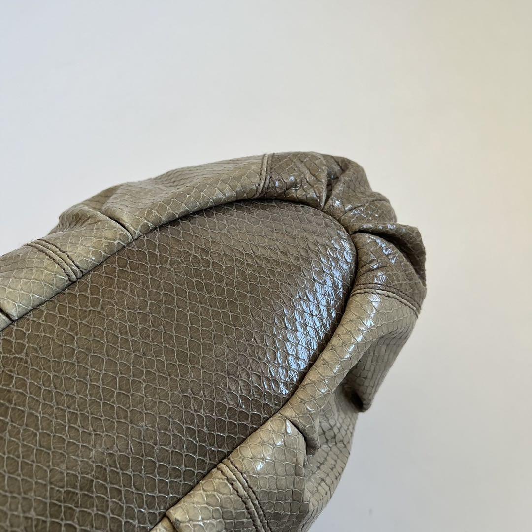 CELINE PYTHON PILLOW SMALL 2WAY HAND BAG