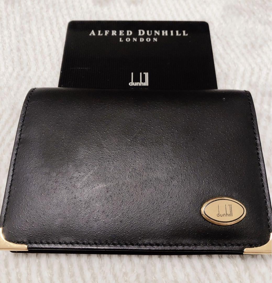 【未使用】dunhill ダンヒル　名刺入れ　カードケース　カード入れ　レザー