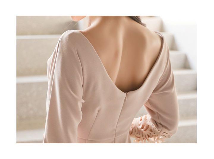 高い品質 冬 花柄 レース ドレス ワンピース レディース 結婚式 韓国 ピンク 秋 5jMbQ-m56778701671 得価お得