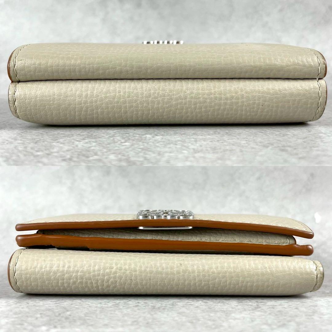 ロエベ アナグラム トライフォールドウォレット ペブルグレインカーフ 財布
