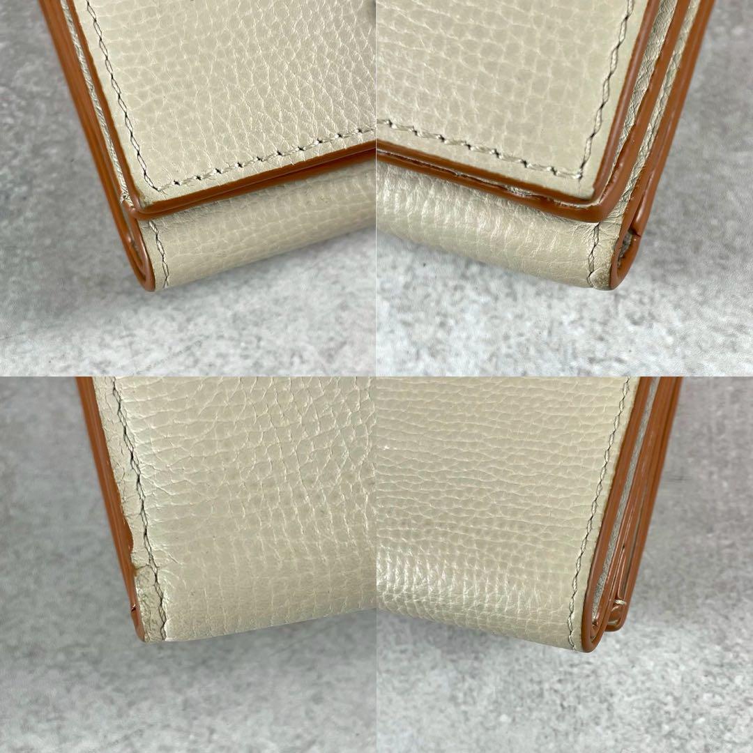 ロエベ アナグラム トライフォールドウォレット ペブルグレインカーフ 財布