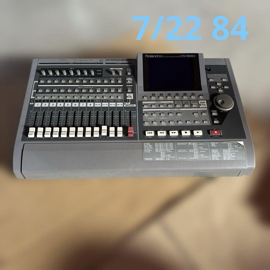 配信機器・PA機器・レコーディング機器 29 Roland VS-1680 MTR ジャンク扱い Roland VS-1680 MTR マルチトラックレコーダー