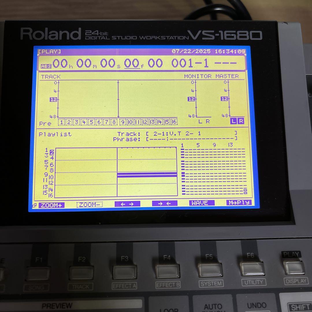 ジャンク品 Roland VS-1680 MTR マルチトラックレコーダー ジャンク扱い Roland VS-1680 MTR マルチトラックレコーダー
