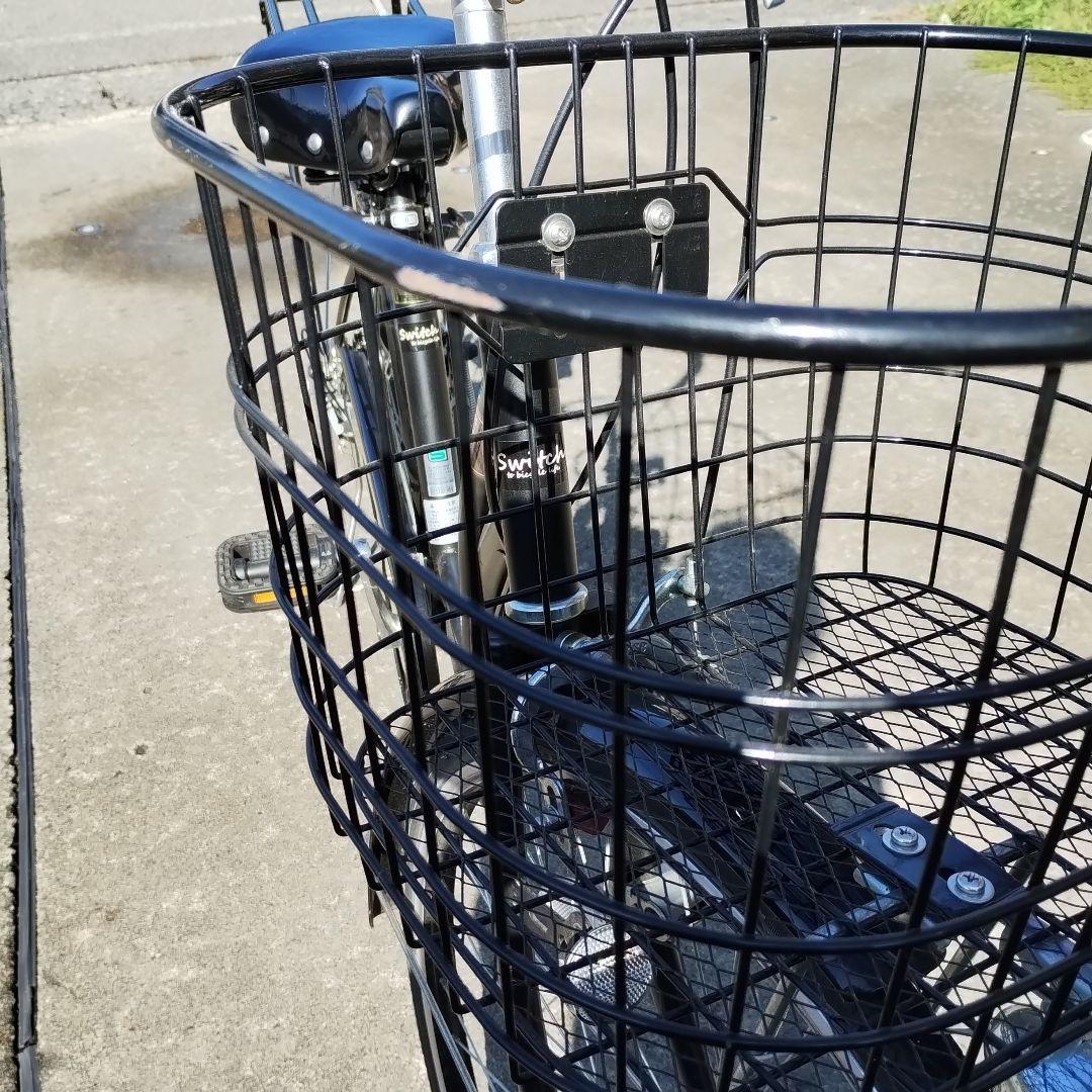 26インチ　黒色　シティサイクル　新潟