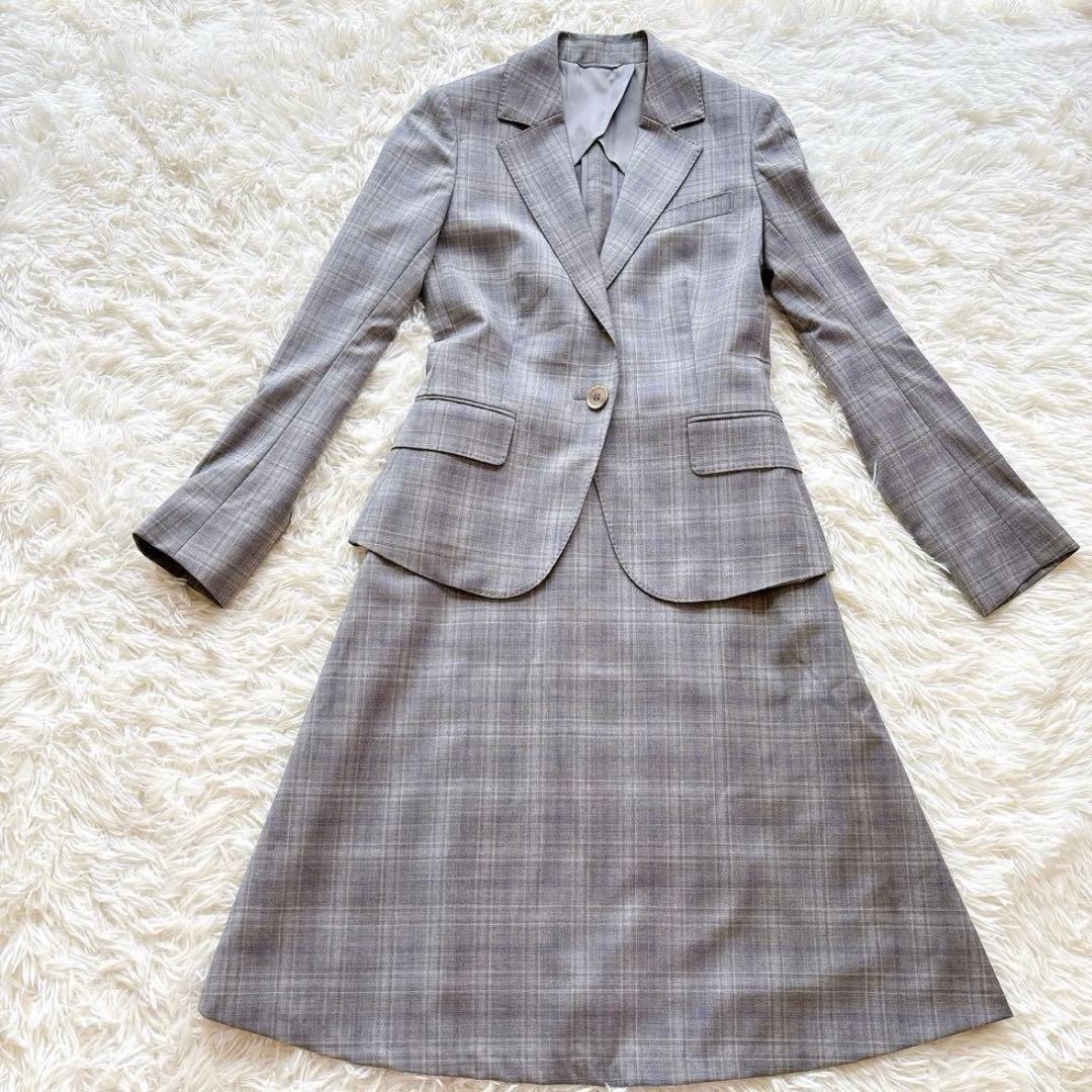スーツカンパニー REDA スカートスーツ セットアップ　チェック　小さいサイズ mdprevattcaulkingandwaterproofing.com