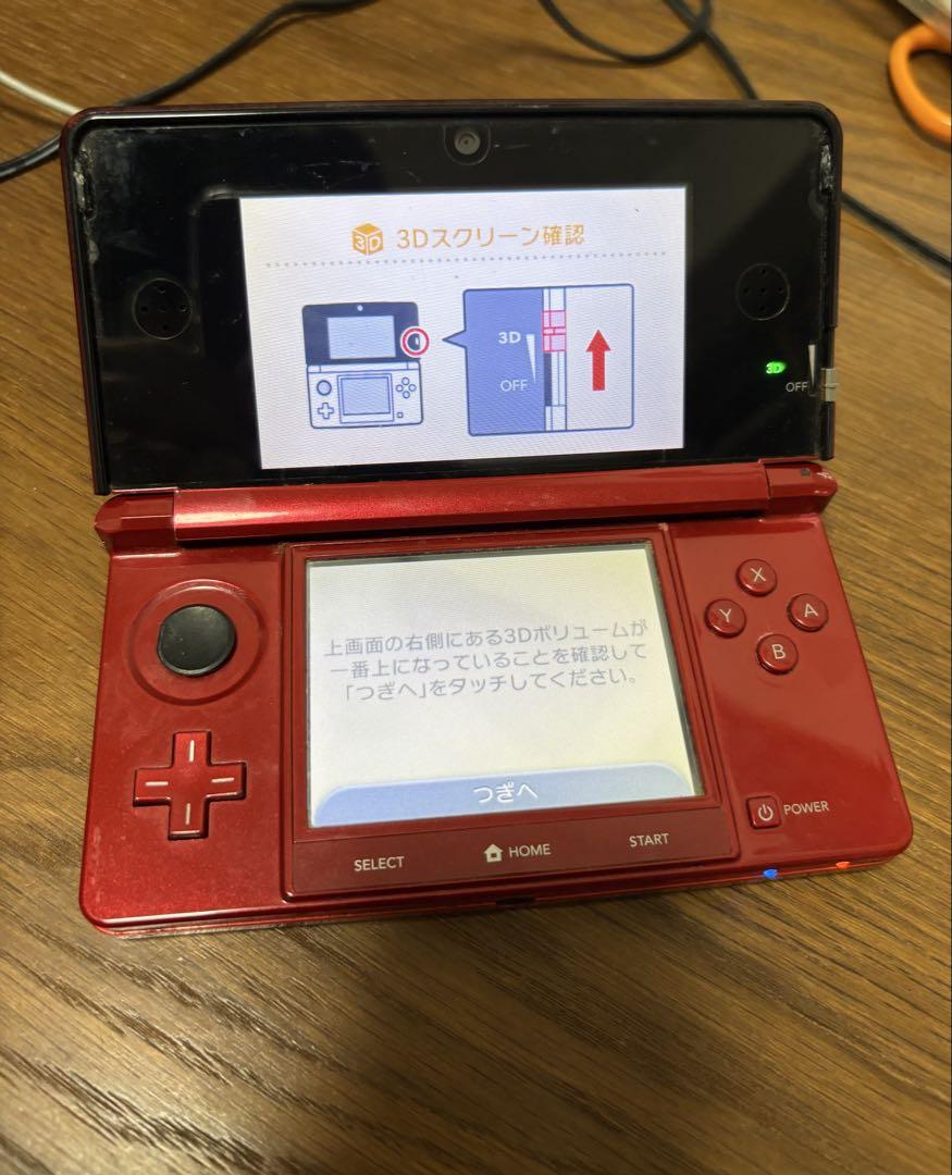Nintendo 3DS フレアレッド 本体