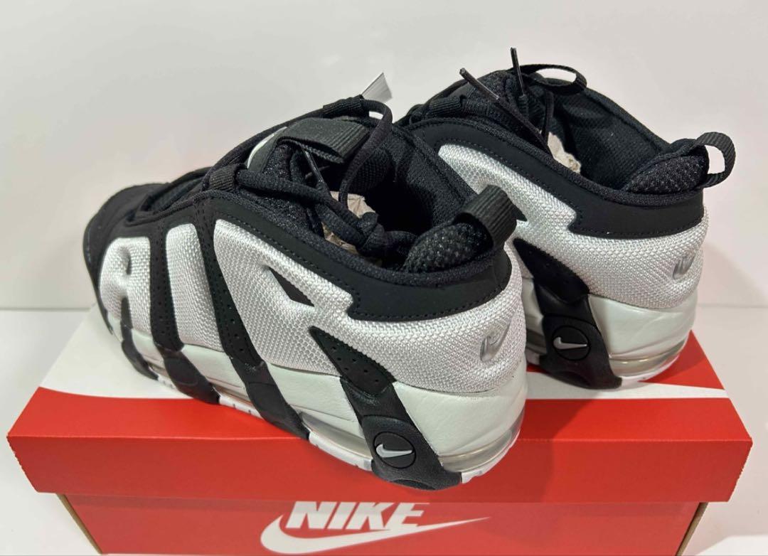 【新品】NIKE モアアップテンポ ロー \"ブラック/フォトンダスト\"