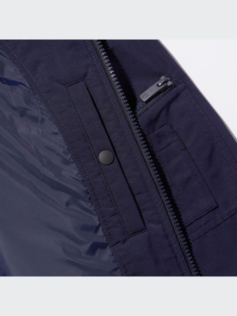【美品】UNIQLO +J オーバーサイズブルゾン ネイビー Mサイズ
