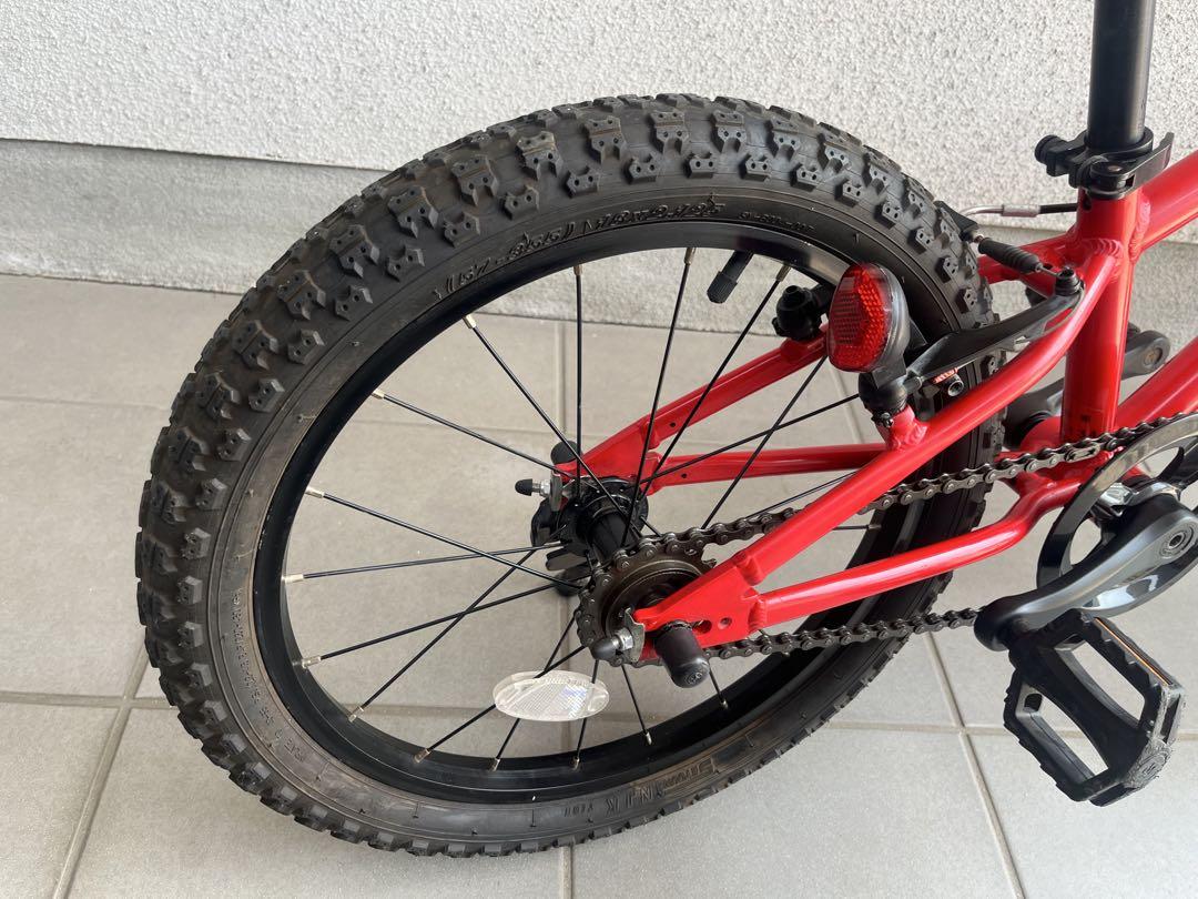 ヨツバサイクル　18インチ　ヒーローレッド