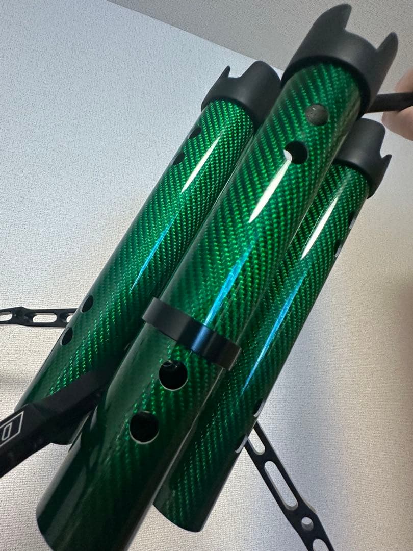 少量生産　DLIVE ドライブ　ロッドスタンド フォース 大人のグリーン6本仕様