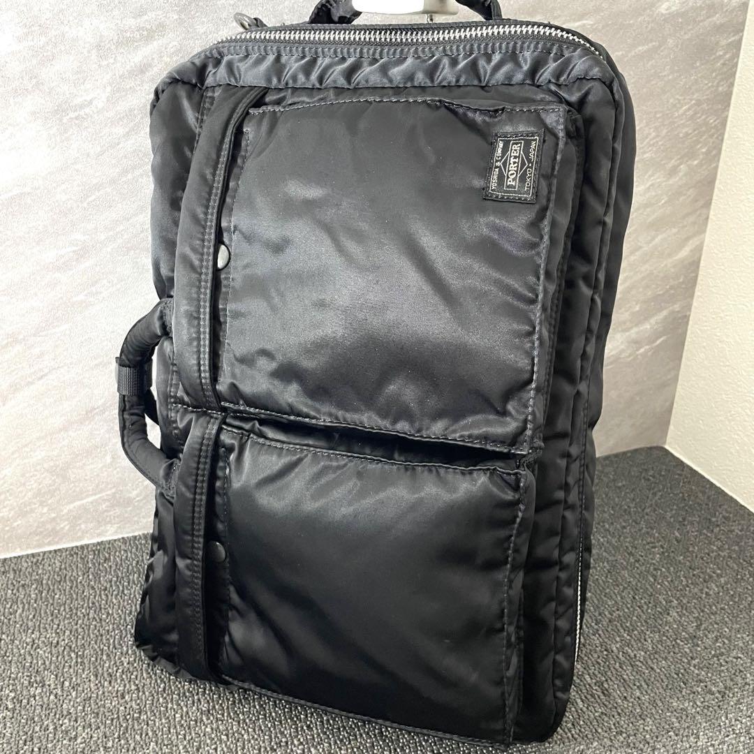✨極美品✨ PORTER タンカー 3WAY リュック 黒 ブリーフケース