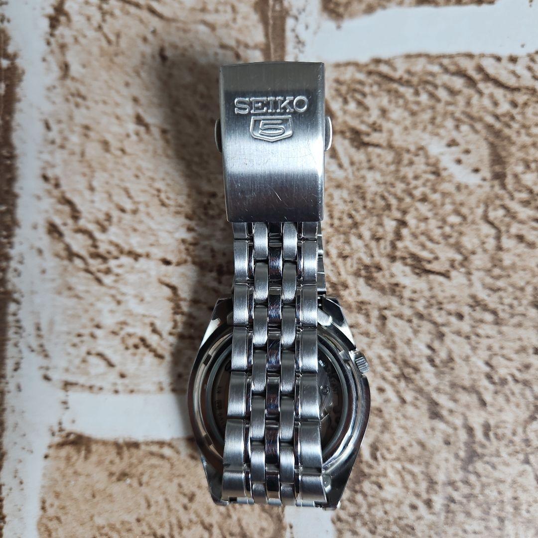 SEIKO 自動巻き腕時計 裏スケルトン Seiko 5 セイコー SEIKO 腕時計 海外モデル 自動巻き ゴールド