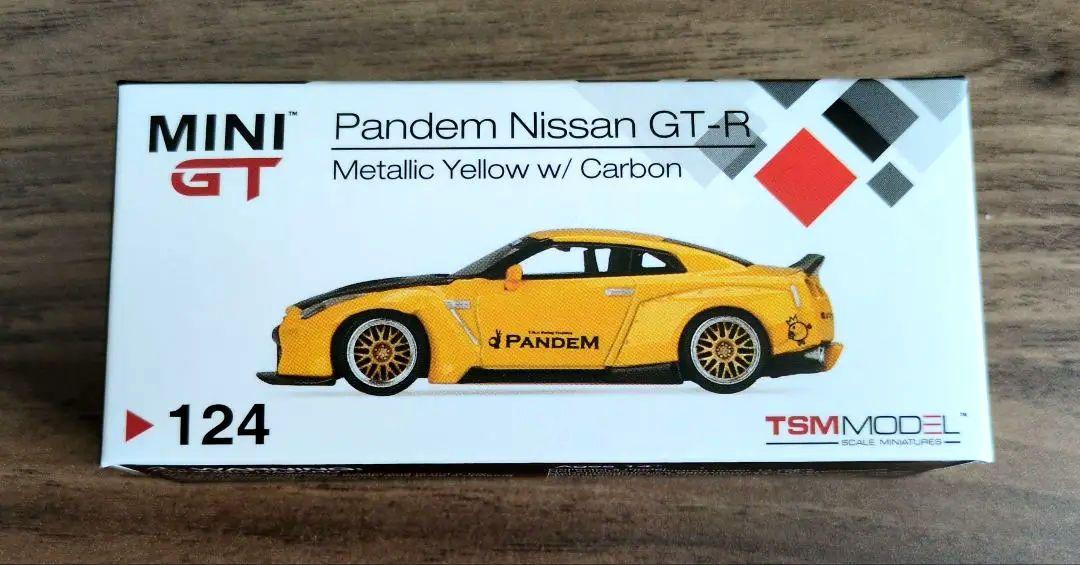 MINI GT Pandem Nissan GT-R メタリックイエロー