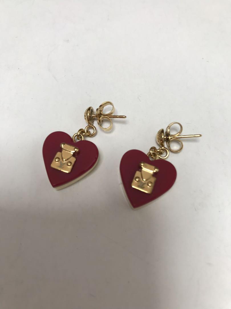 ルイヴィトン ブックルドレイユ ロックミー ピアス　ハート　I.652