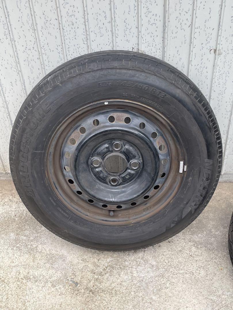 145/80R13 ホイールタイヤ　2個セット　送料込
