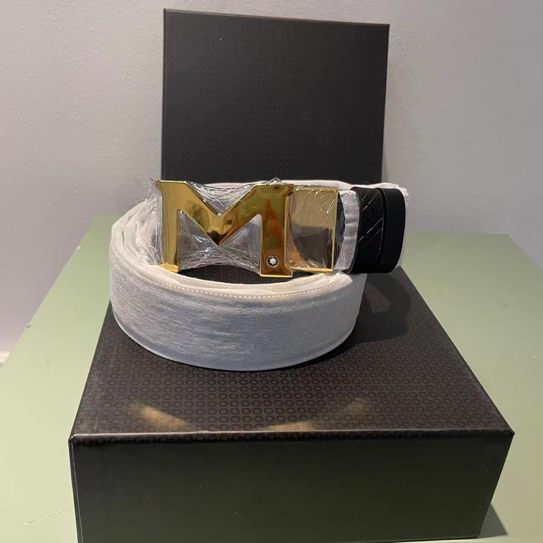 早い者勝ちMONY BLACK Mロゴ ベルト ブラック