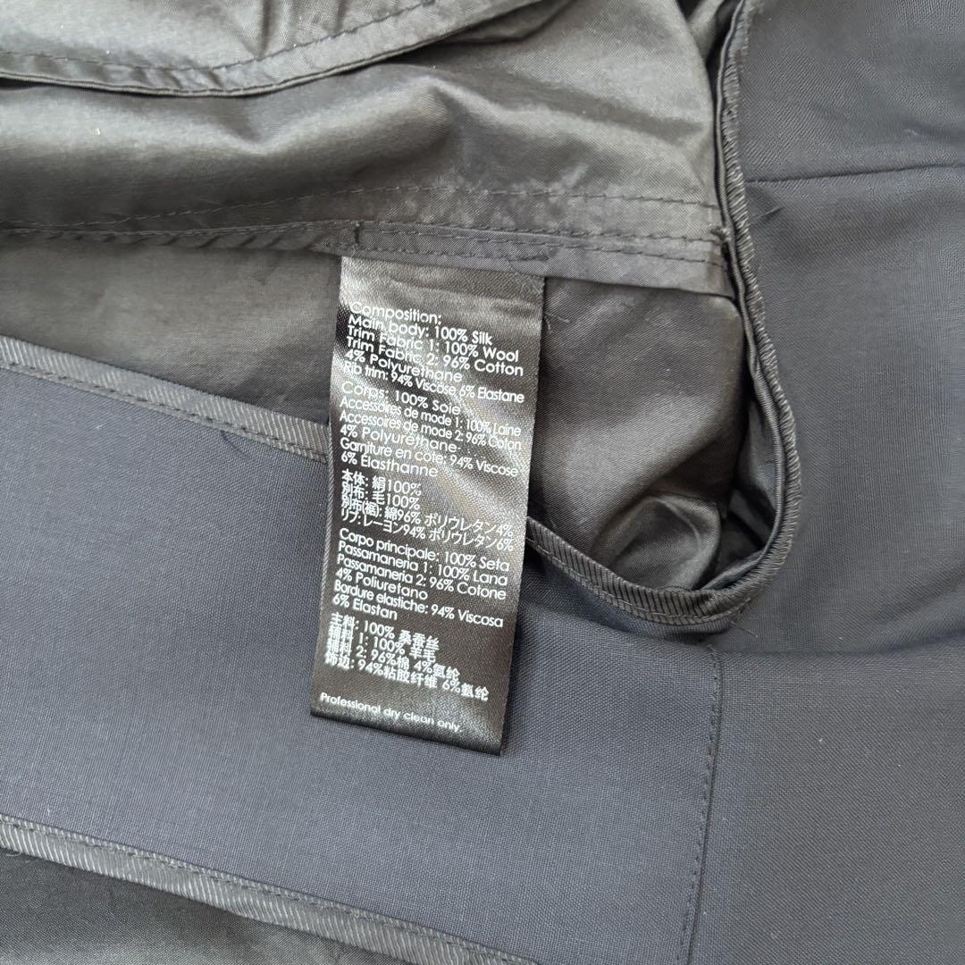 3.1 Phillip Lim ブラック ドッキングMA-1 ジャケット シルク