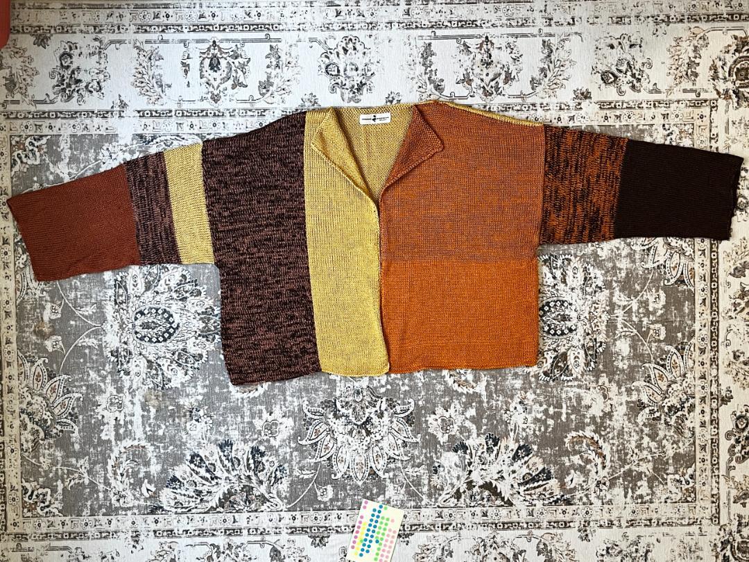 VINTAGE HIROKO KOSHINO コットンリネン 羽織りカーディガン