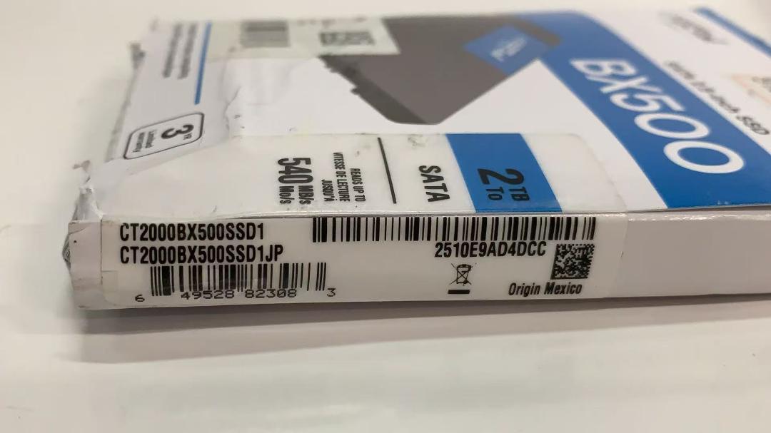 Crucial クルーシャル CT2000BX500SSD1 2TB