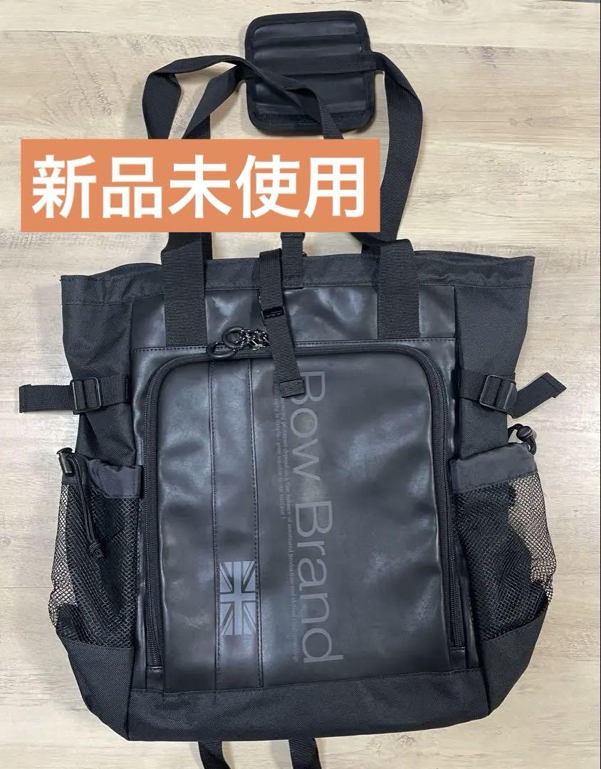 Bow Brand ブラック テニストートバッグ