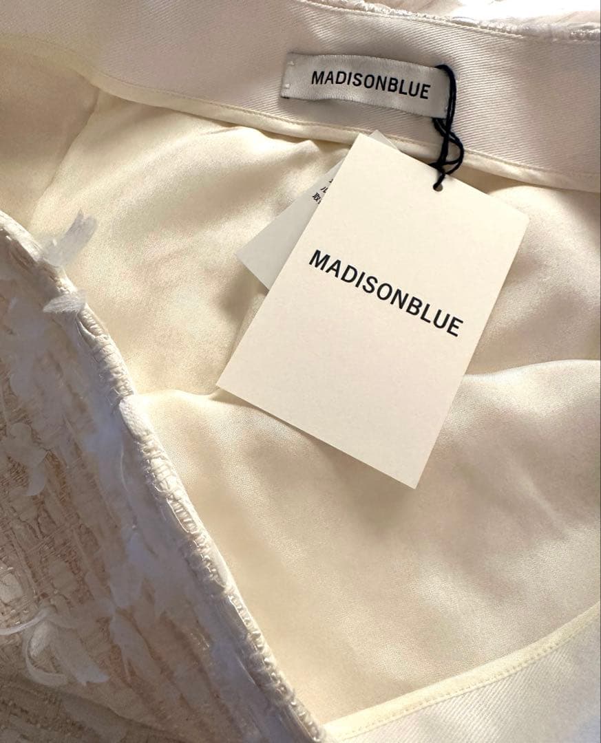 ♥ リボンツイードスカート00 MADISONBLUEマディソンブルーXS(SS)・MADISON BLUE WWW_MORNINGWALKER_COM