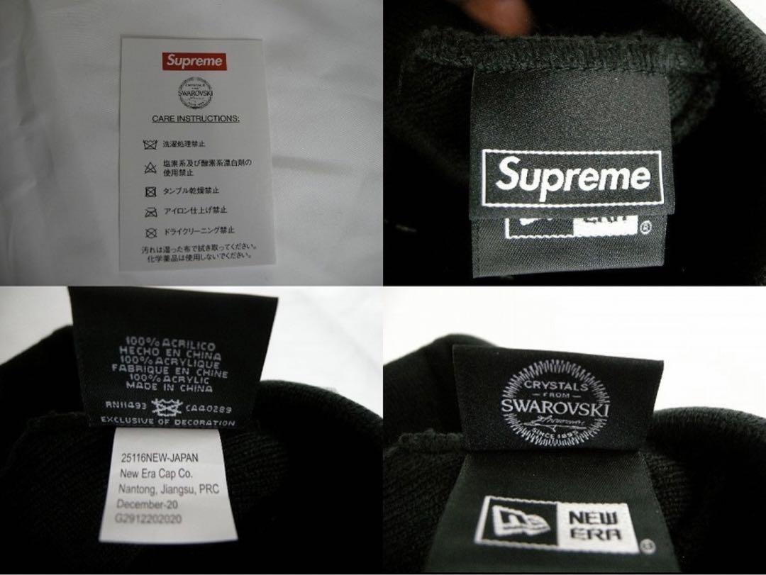 2021SS■Supreme New Era Swarovski Beanie