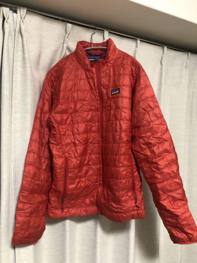 【値下げ】patagonia 赤 ダウン Men’s S サイズ