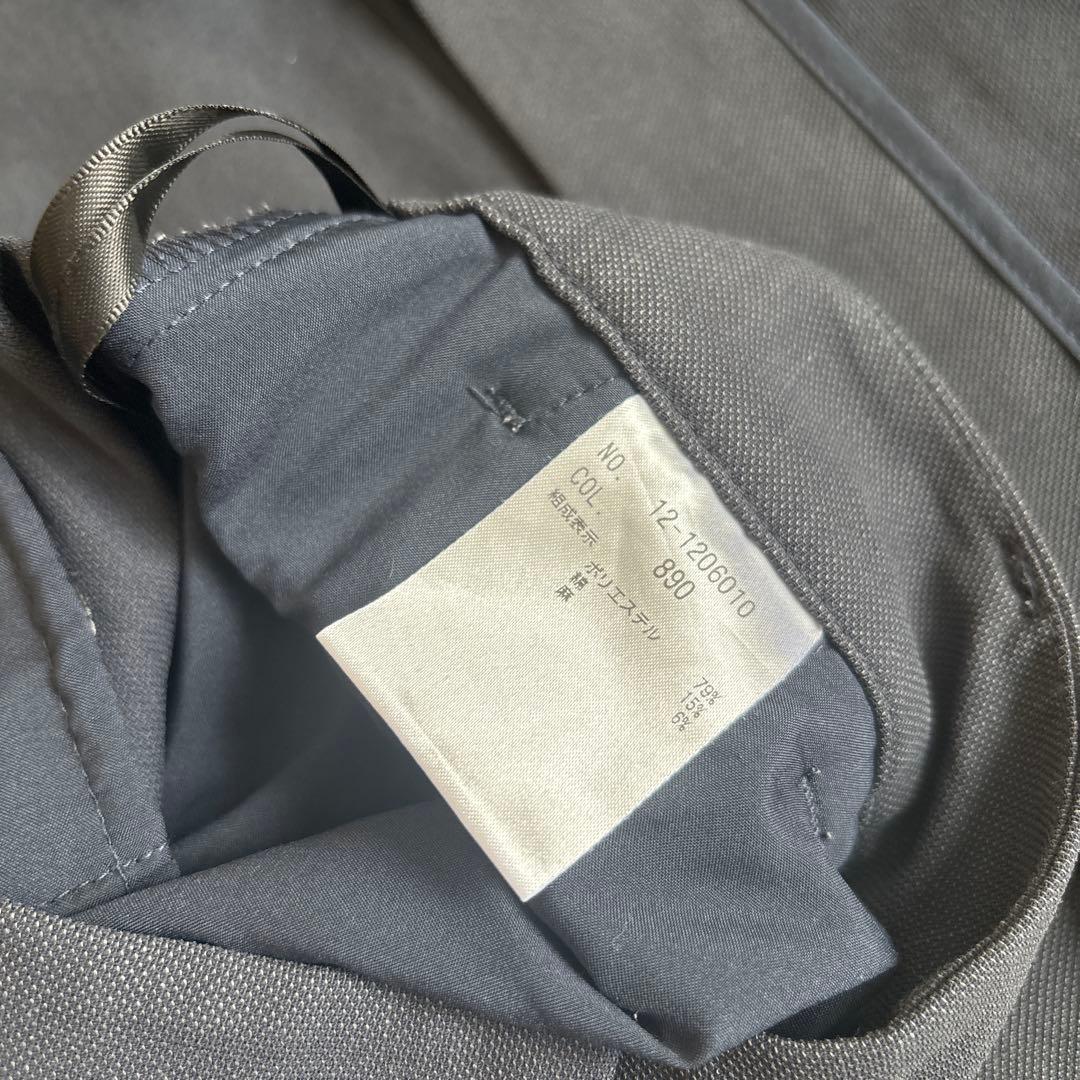 プラステ　リネンブレンドスティックパンツ　ネイビー　パンツ＋ジャケット