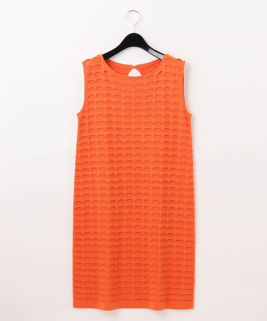【美品】パターンニットワンピース