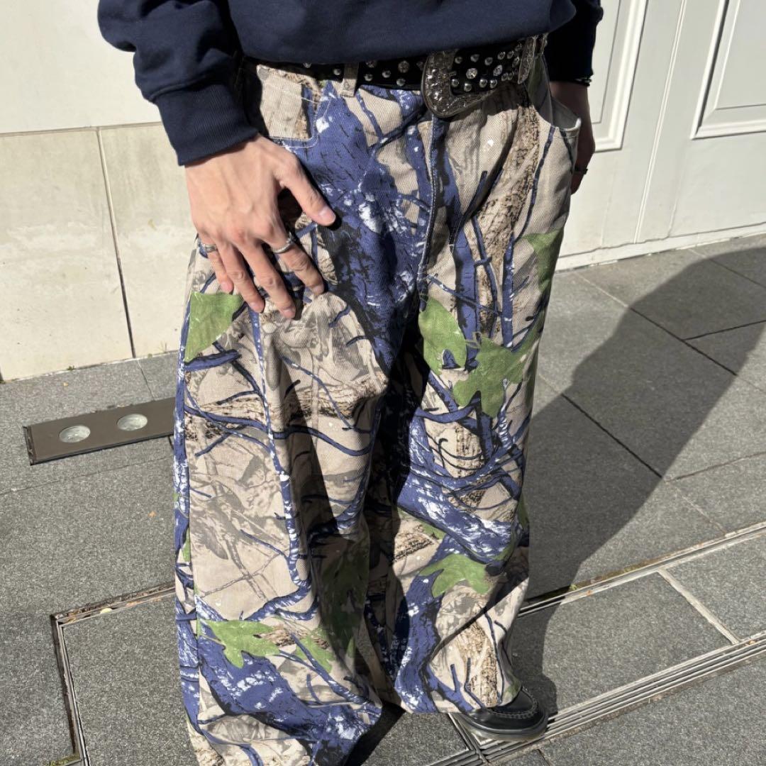パンツ Deaile Baggy pants Deaile】 Real Tree Baggy Pants Lサイズ - メルカリ