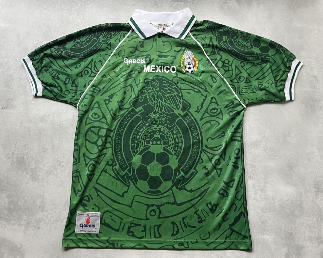 激レア　1999年　メキシコ代表　アウェイユニフォーム　襟付き　ヴィンテージ 激レア1999年メキシコ代表アウェイユニフォーム襟付きヴィンテージ