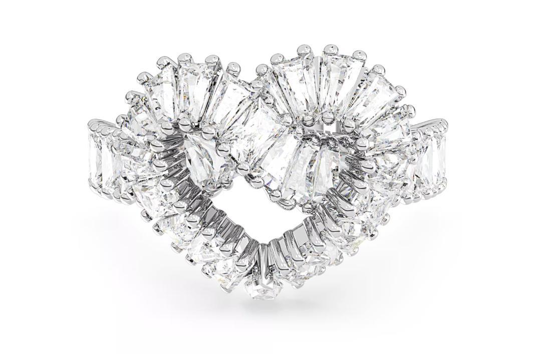 スワロフスキー Swarovski Matrix リング ミックスカット 55号