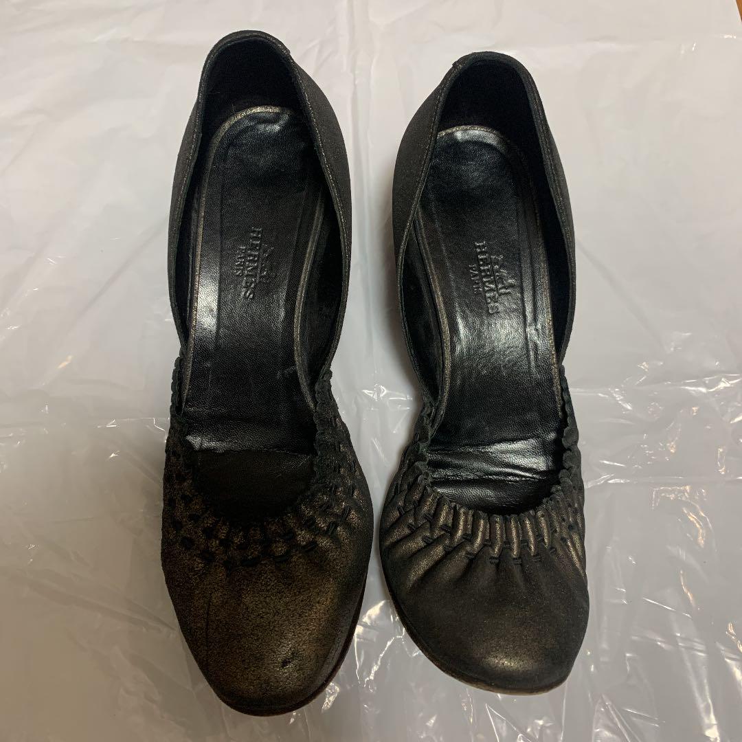 HERMES レディースシューズ 36 1/2