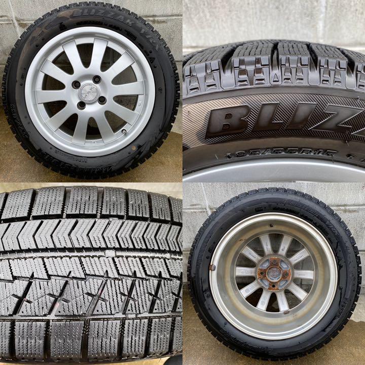およそ 中古 スタッドレスタイヤ185 55R15 82 UuSKh-m56816318075 MAK 15インチ ホイール ㊰インチ