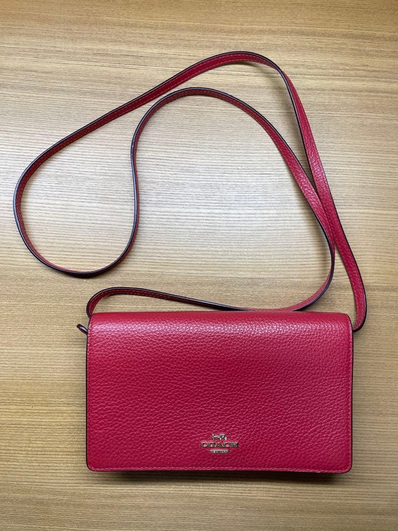 ポスターフレーム 極美品 COACH ショルダーバッグ クラッチバッグ