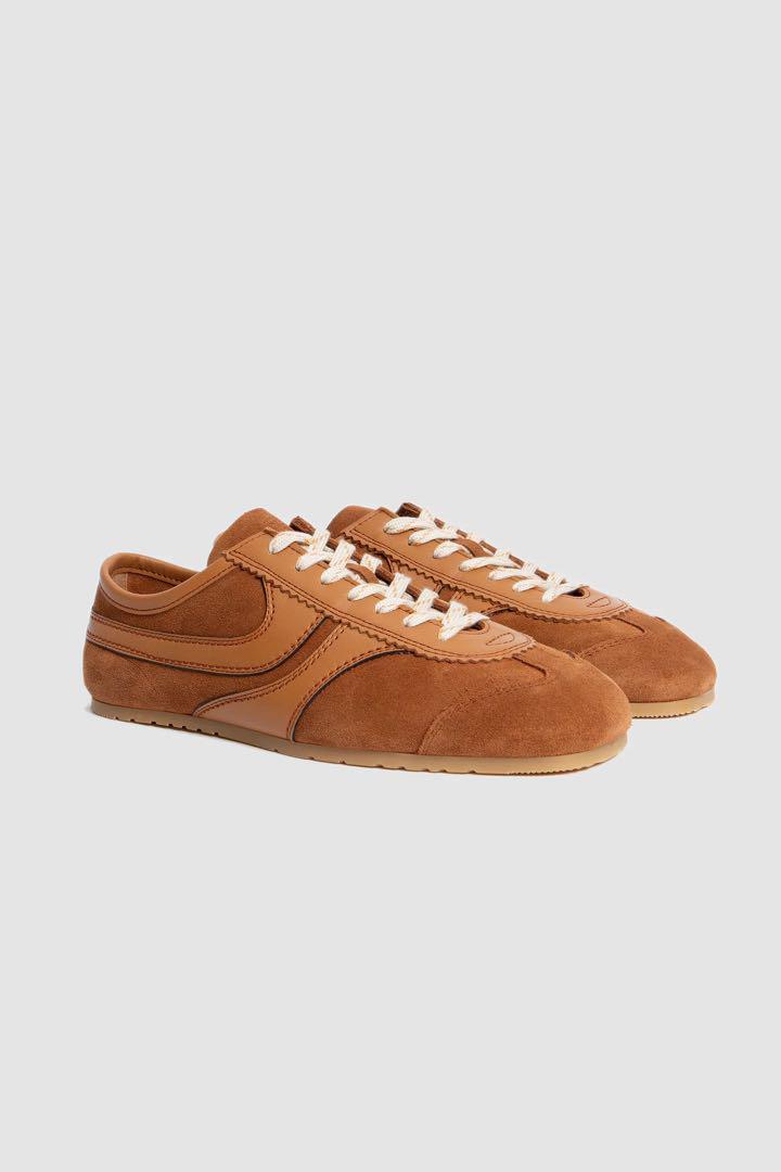 Dries Van Noten☆関税込み☆スエードスニーカー DRIES VAN NOTEN スエード スニーカー レザートリム | NET-A-PORTER