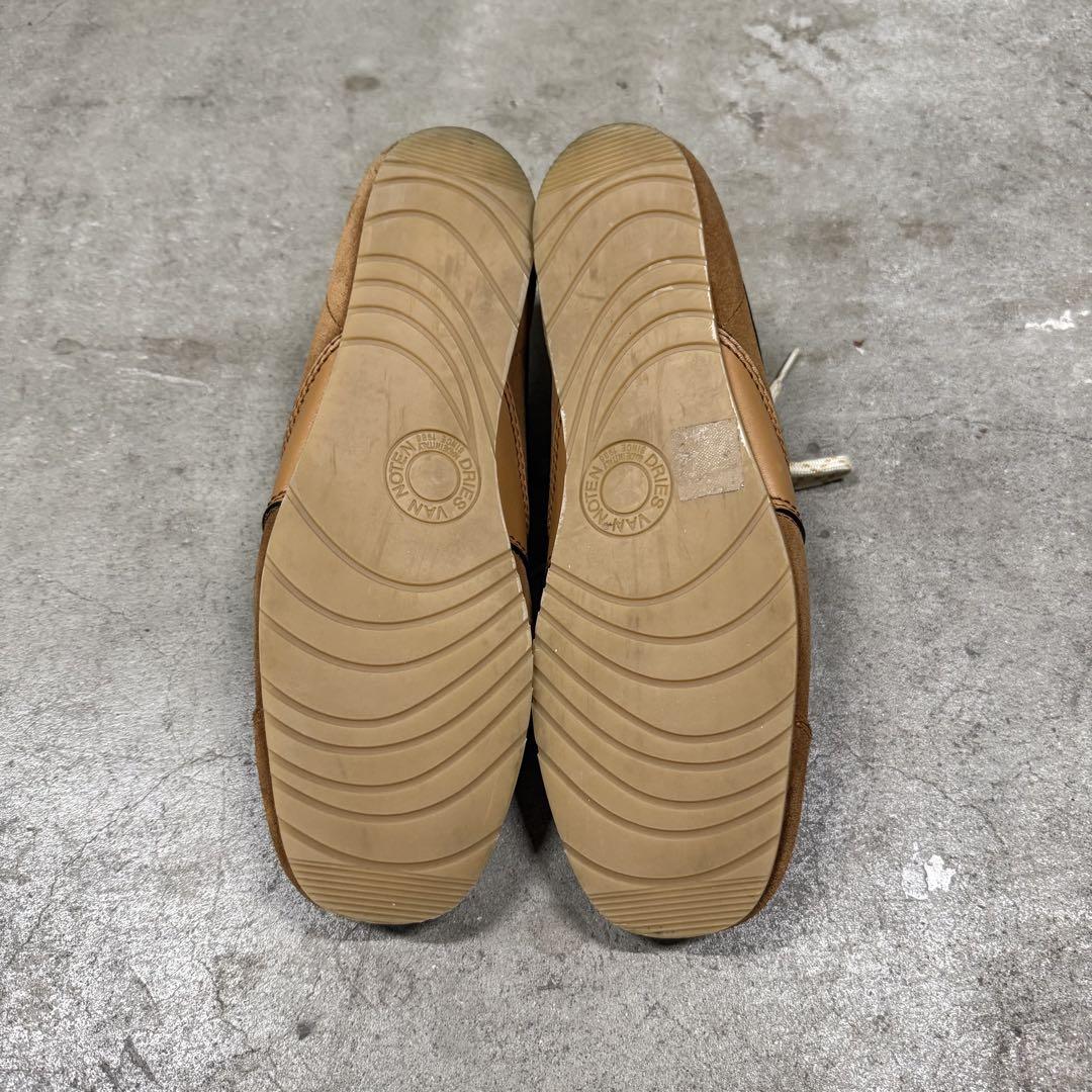 DRIES VAN NOTEN SUEDE SNEAKERS TAN 41