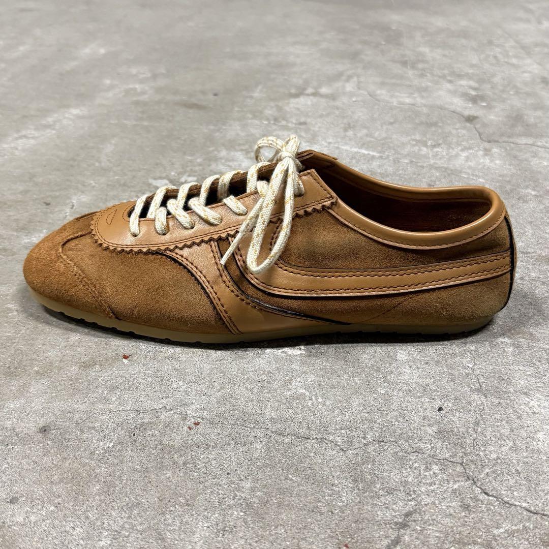 DRIES VAN NOTEN SUEDE SNEAKERS TAN 41