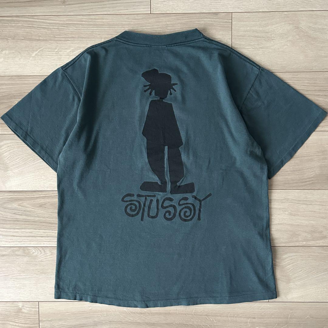 黒タグ初期 80s Old Stussy シャドーマン ステューシー Tシャツ