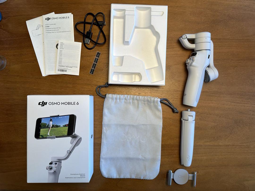 【新品同様】【正規品】付属品完備　DJI osmo mobile 6 ジンバル