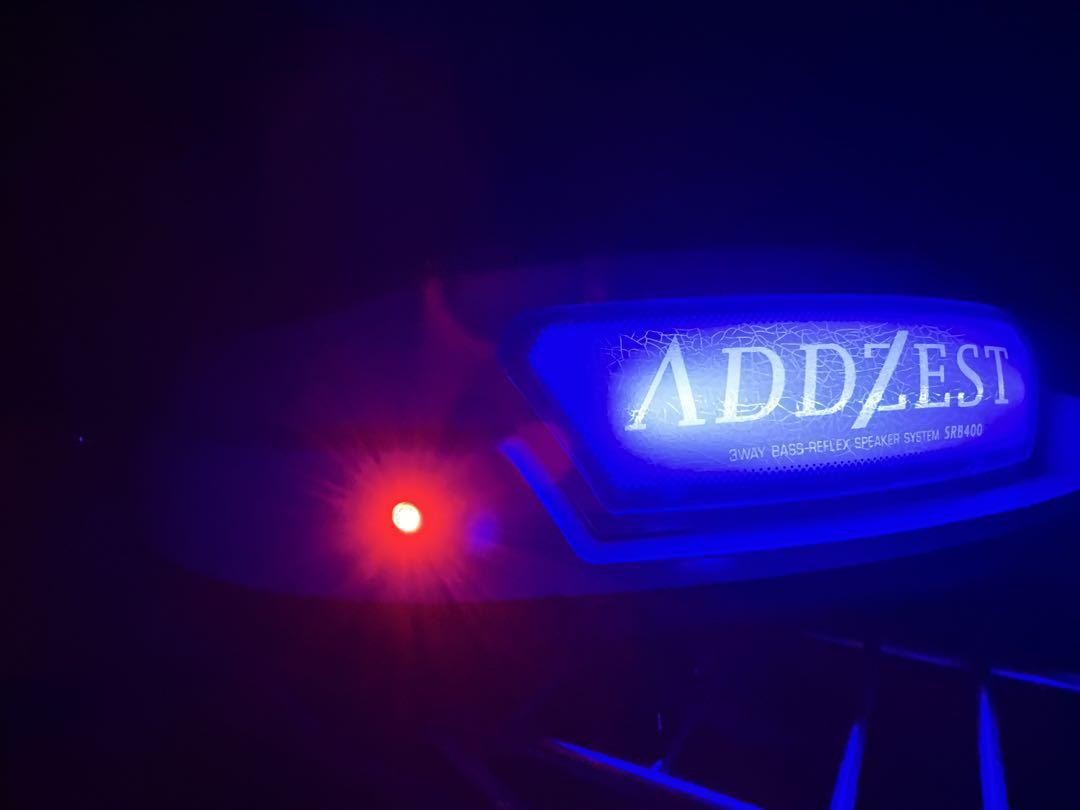 ADDZEST 据置スピーカー イルミネーション