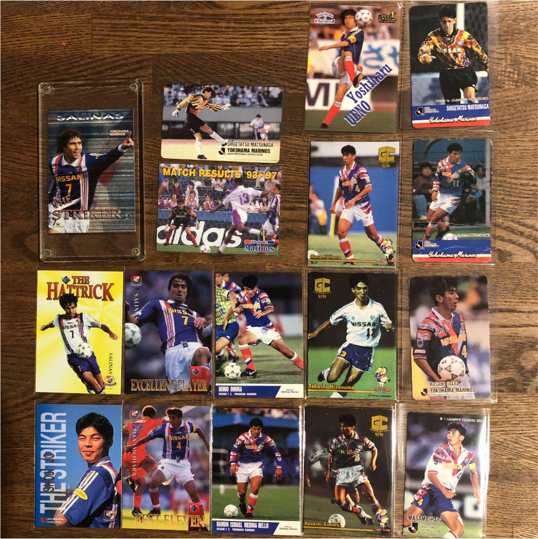 横浜F マリノス Jリーグチップス J.CARDS GOLDCARD セット売り