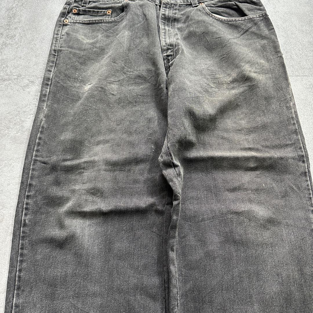 【W38 L30】00s usa black リーバイス 550 569型 00s USA製 Levi'sリーバイス 550 ブラック デニムパンツ w38 L30