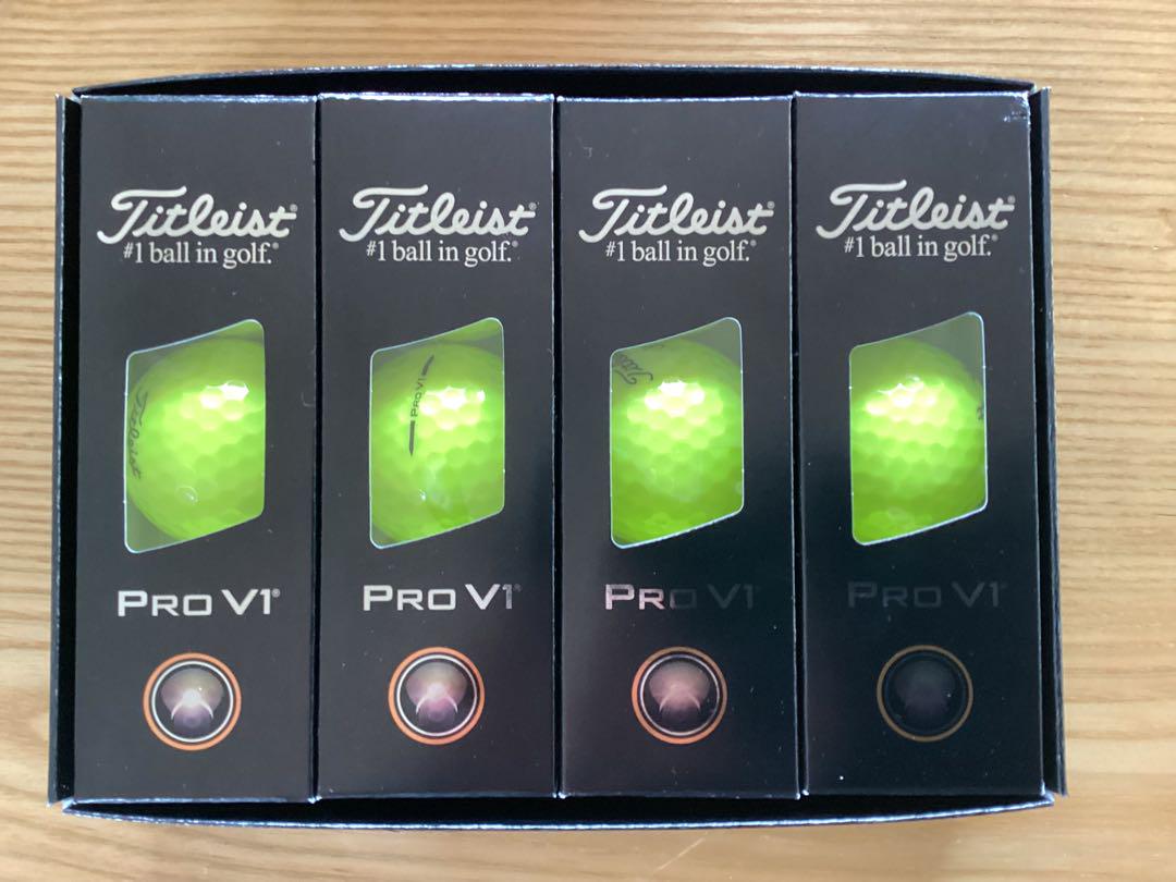 タイトリストPro V1 ゴルフボール イエロー マーカー付き